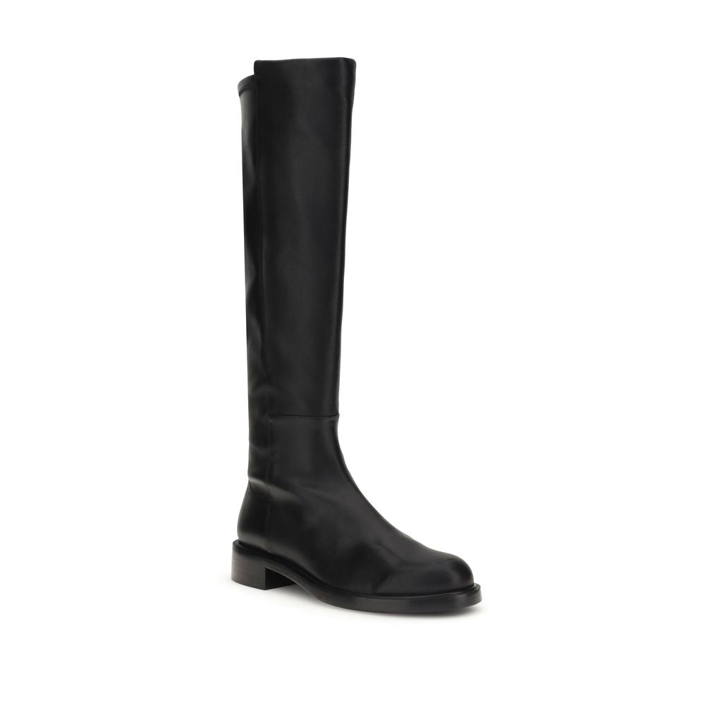 Brown Calfskin Gisele Knee-High Boots