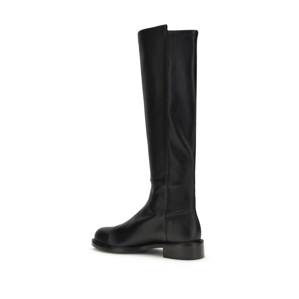 Brown Calfskin Gisele Knee-High Boots
