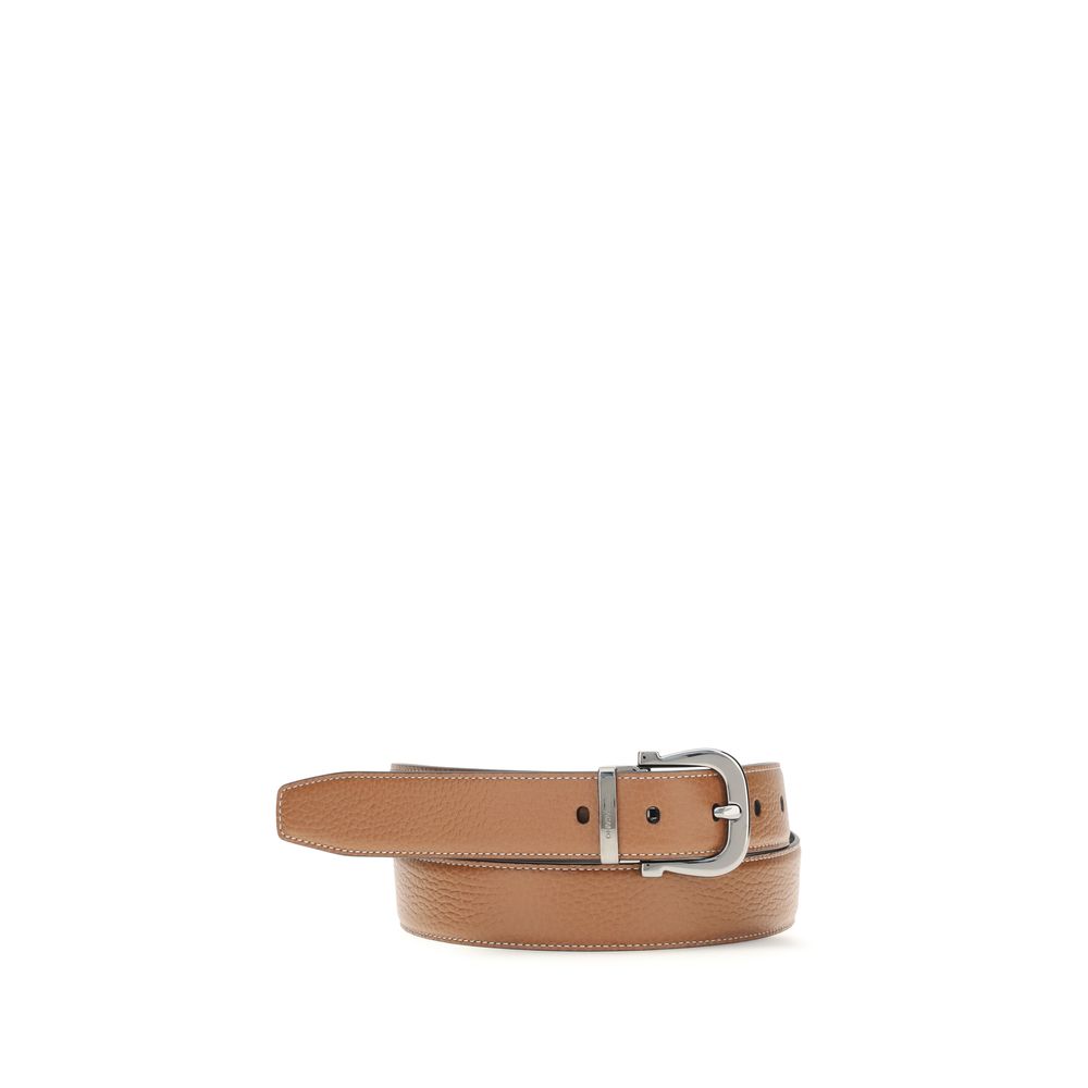 Calfskin Gancini Belt