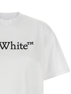 White Cotton Big Logo Bookish T-Shirt