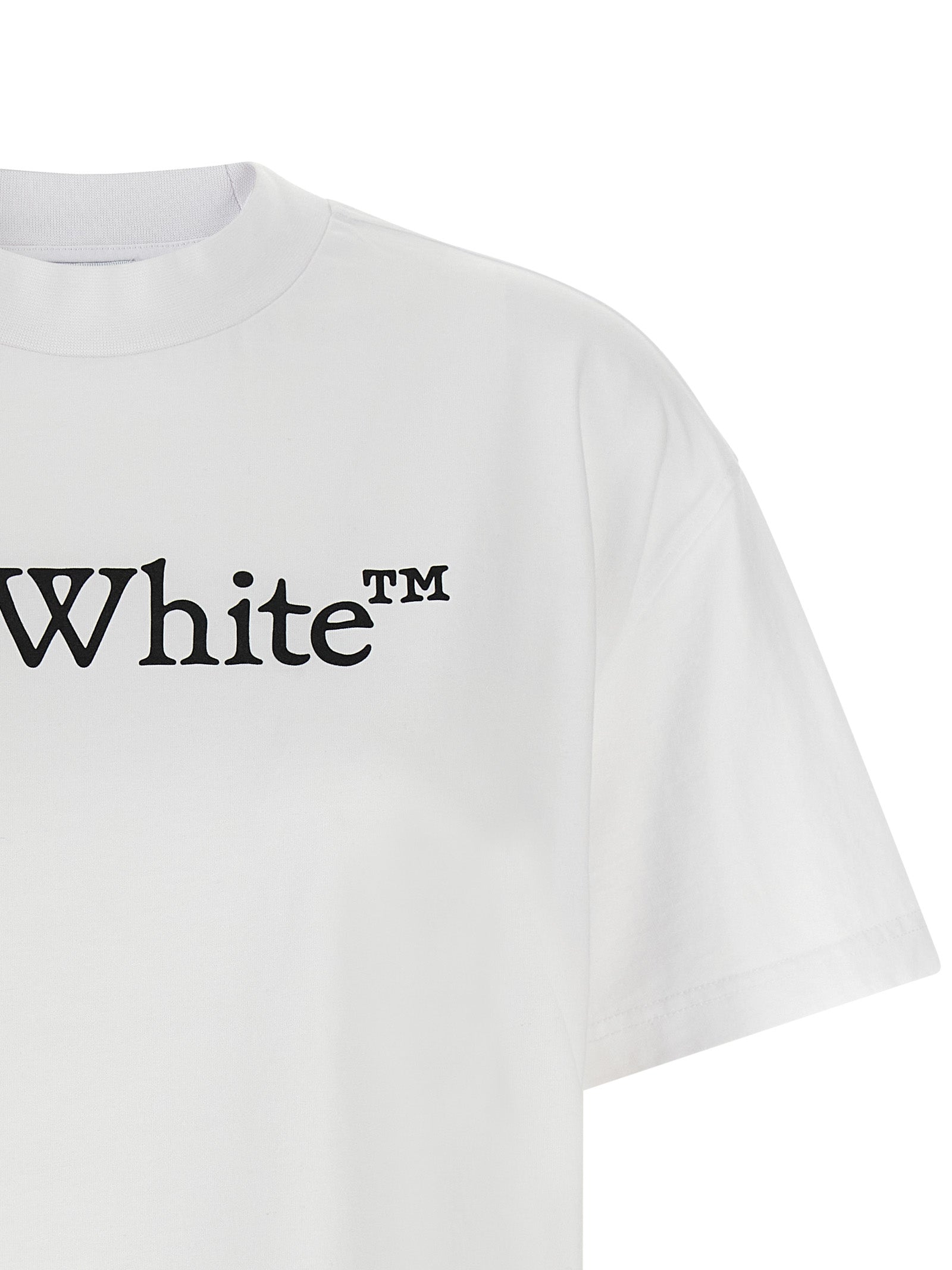 White Cotton Big Logo Bookish T-Shirt