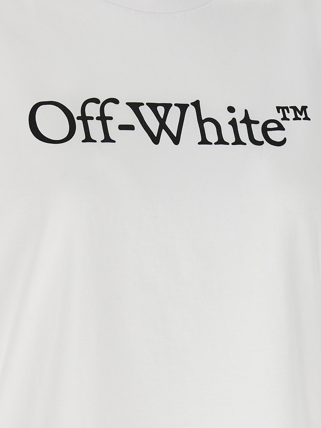 White Cotton Big Logo Bookish T-Shirt