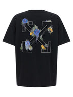 Cotton Arrow Out Flower T-Shirt