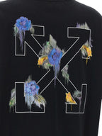 Cotton Arrow Out Flower T-Shirt