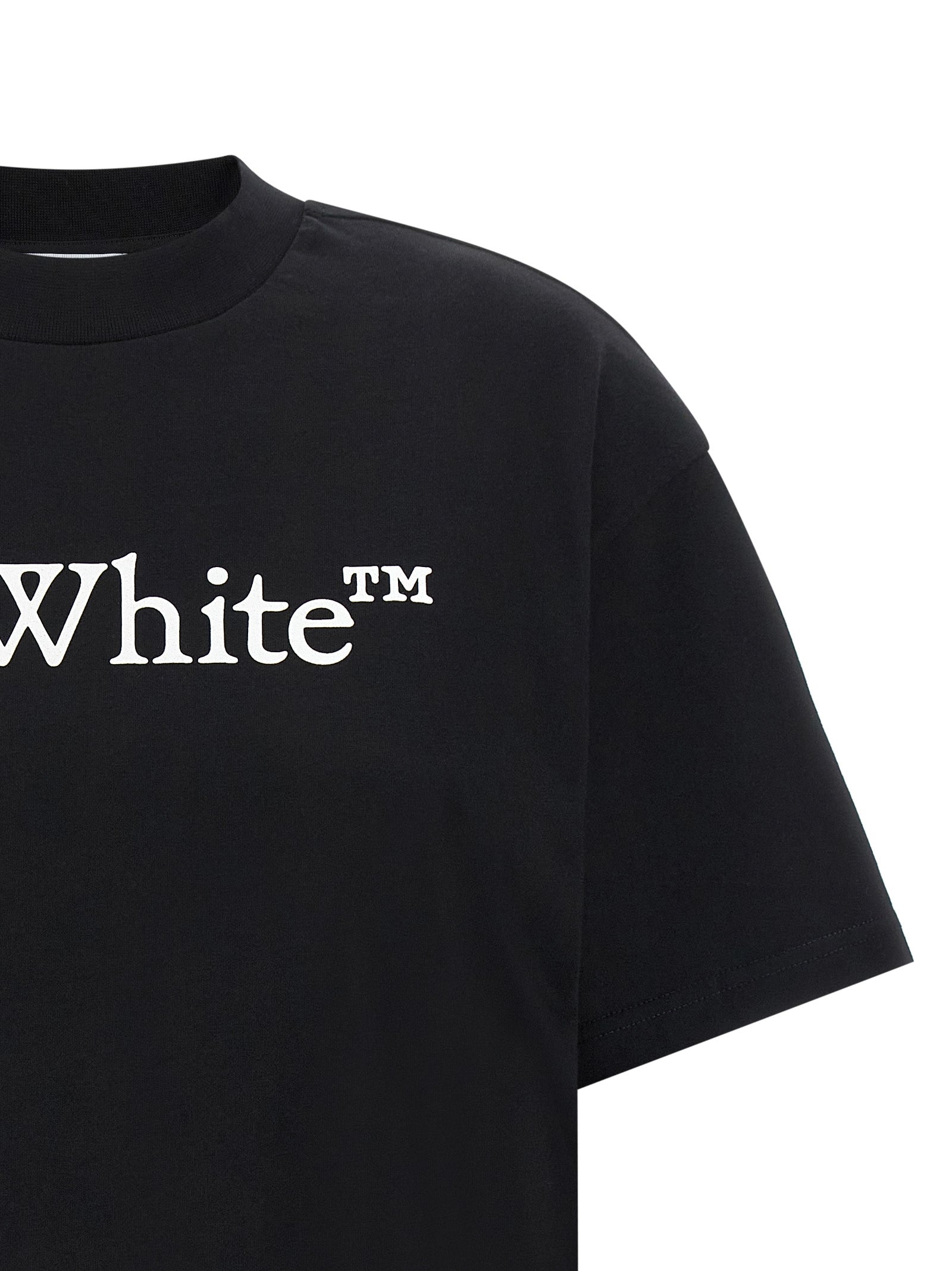 Black Cotton Big Logo Bookish T-Shirt
