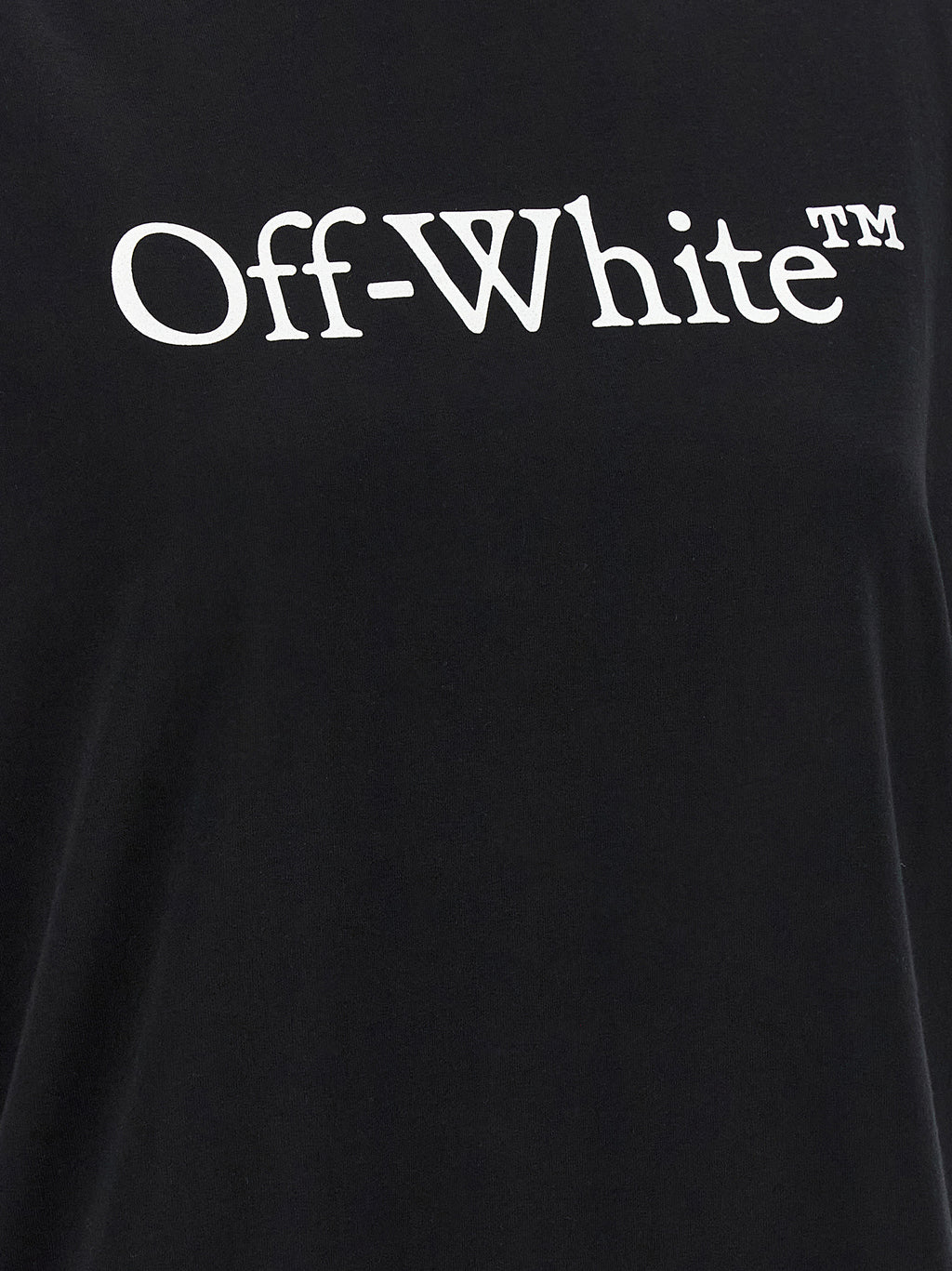 Black Cotton Big Logo Bookish T-Shirt