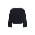 Black Cotton Sweatshirt