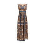 Mahon Silk Habotai Maxi Dress