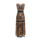 Mahon Silk Habotai Maxi Dress