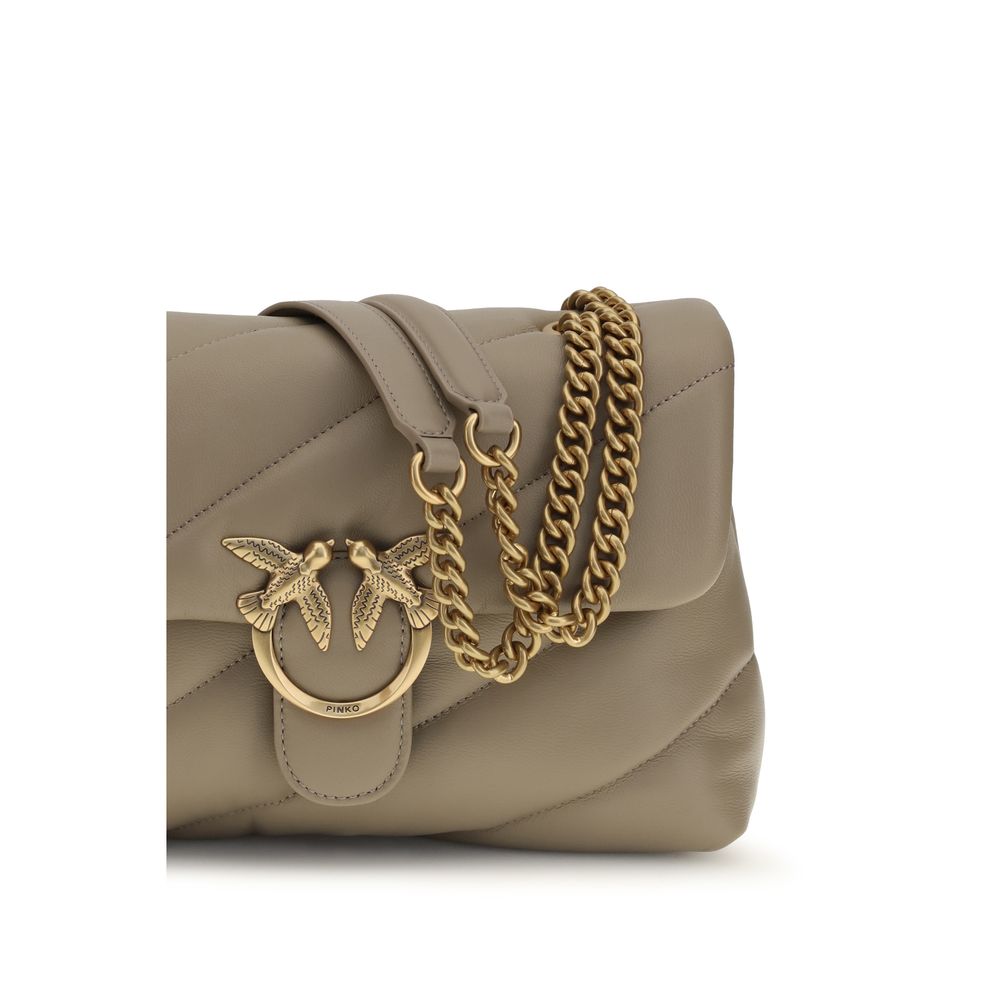 Quilted Calfskin Love Classic Shoulder Bag