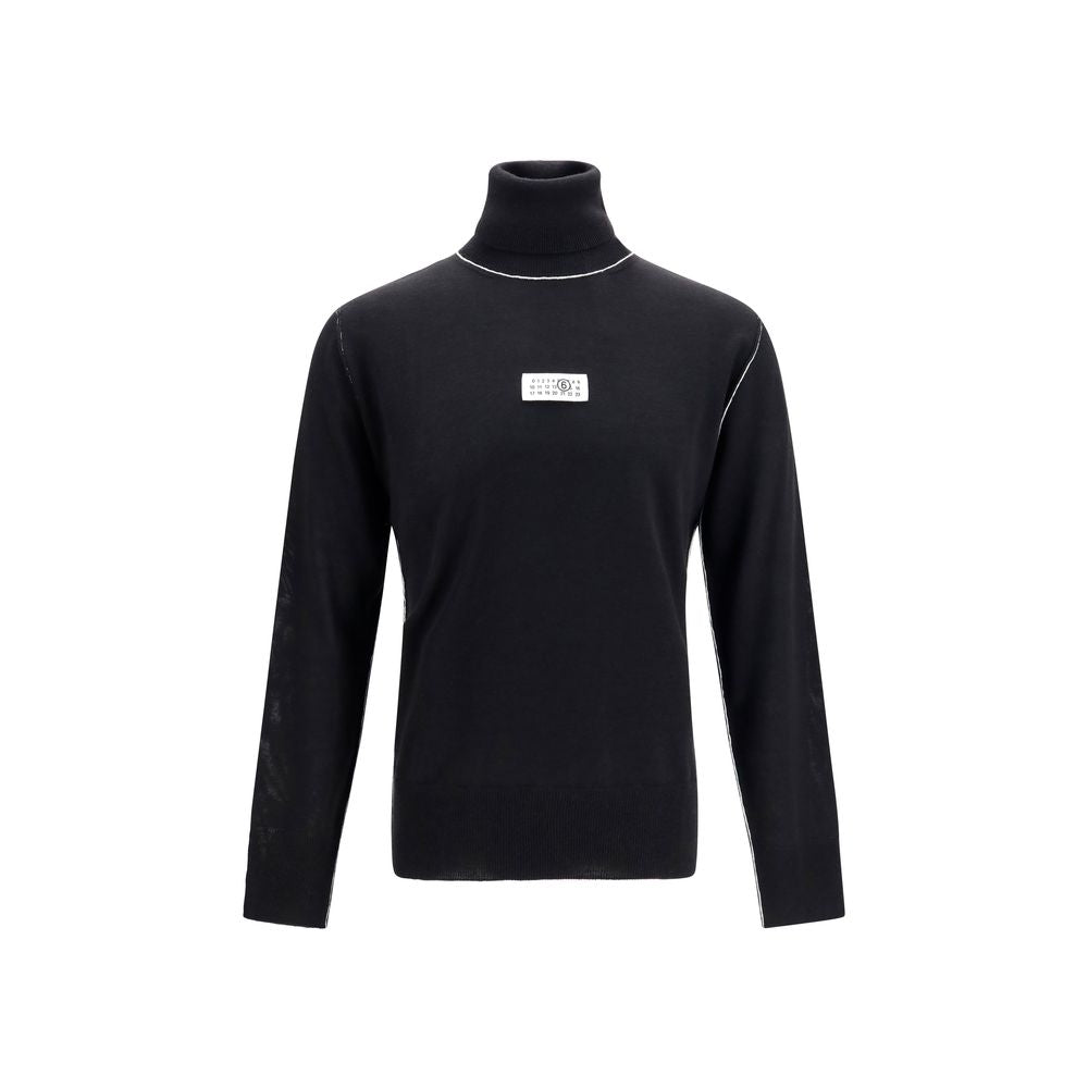 Black Wool Oves Aries Turtleneck