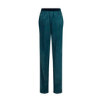 Silk Satin Wide-Leg Pants