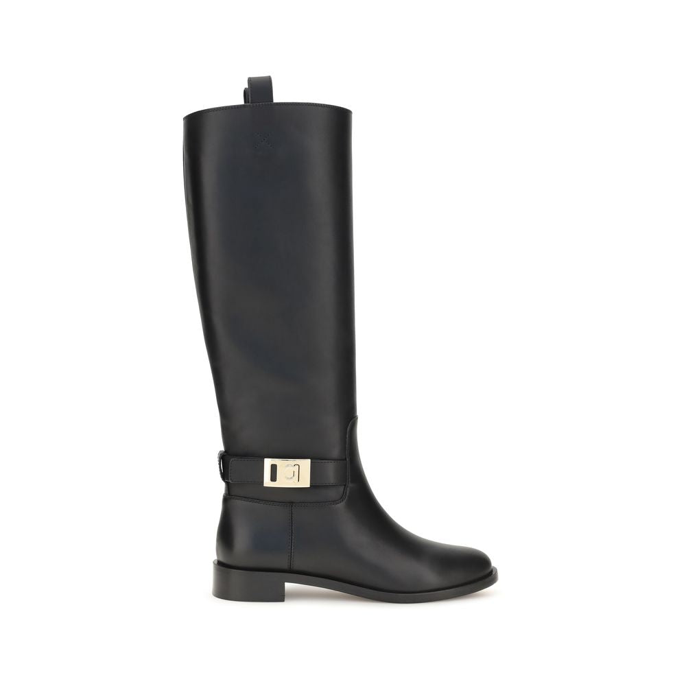 Calfskin Hug Boots