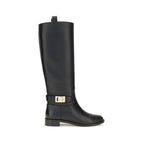 Calfskin Hug Boots