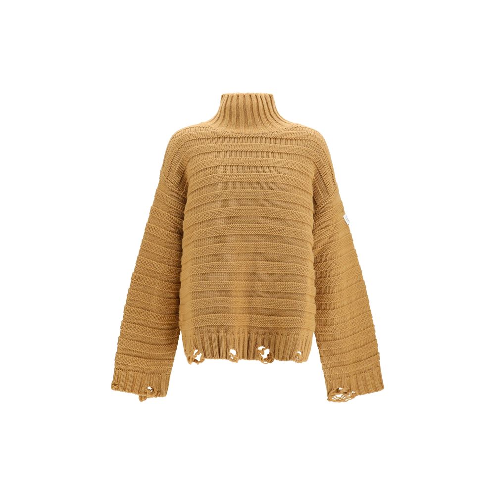 Oversized Wool Turtleneck Sweater
