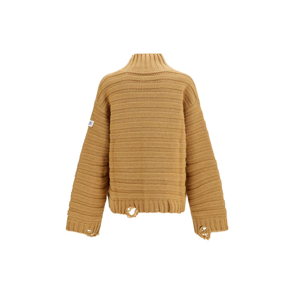 Oversized Wool Turtleneck Sweater