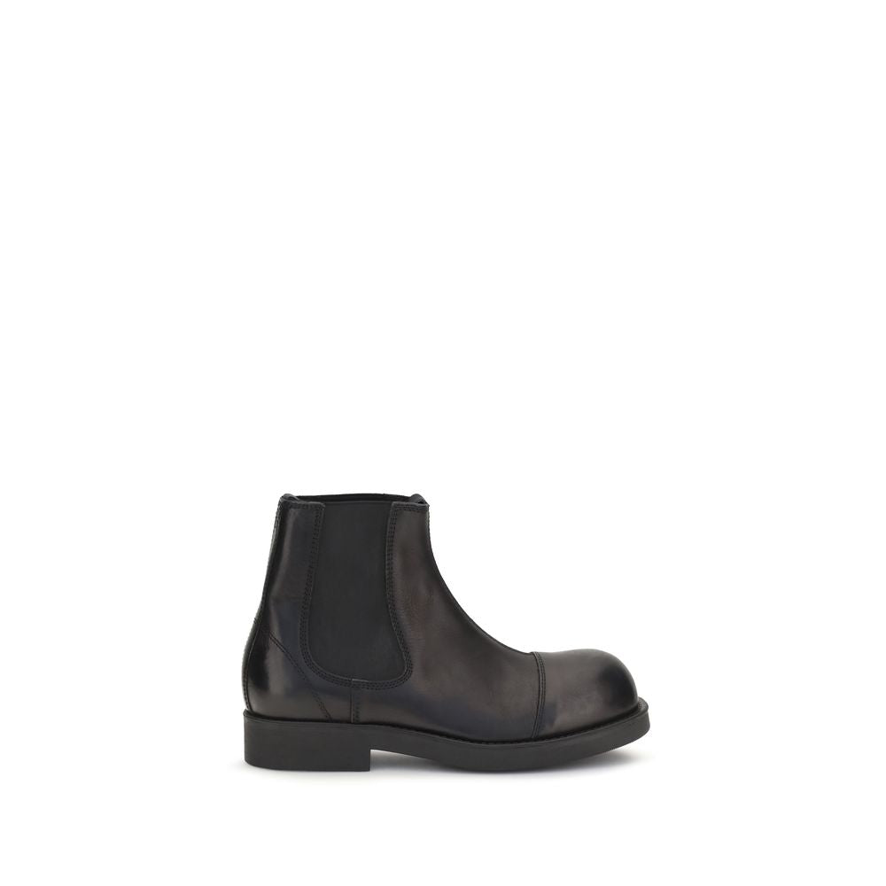 Calfskin Chelsea Biker Boots