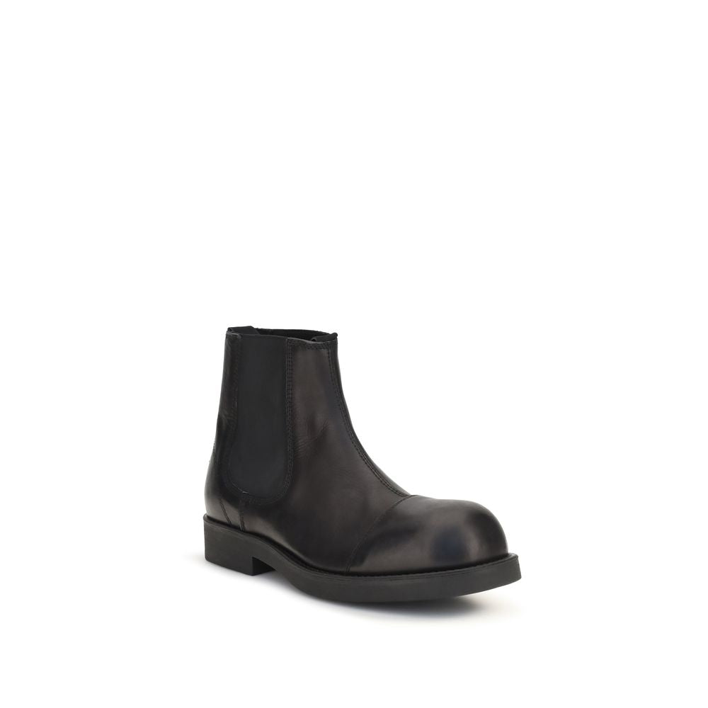 Calfskin Chelsea Biker Boots