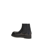 Calfskin Chelsea Biker Boots