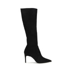 Black Calfskin Power Boots