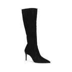 Black Calfskin Power Boots