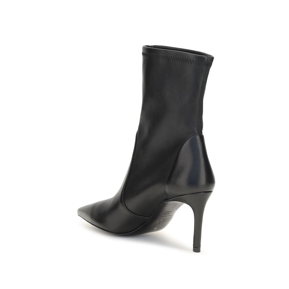 Calfskin Power Ankle Boots