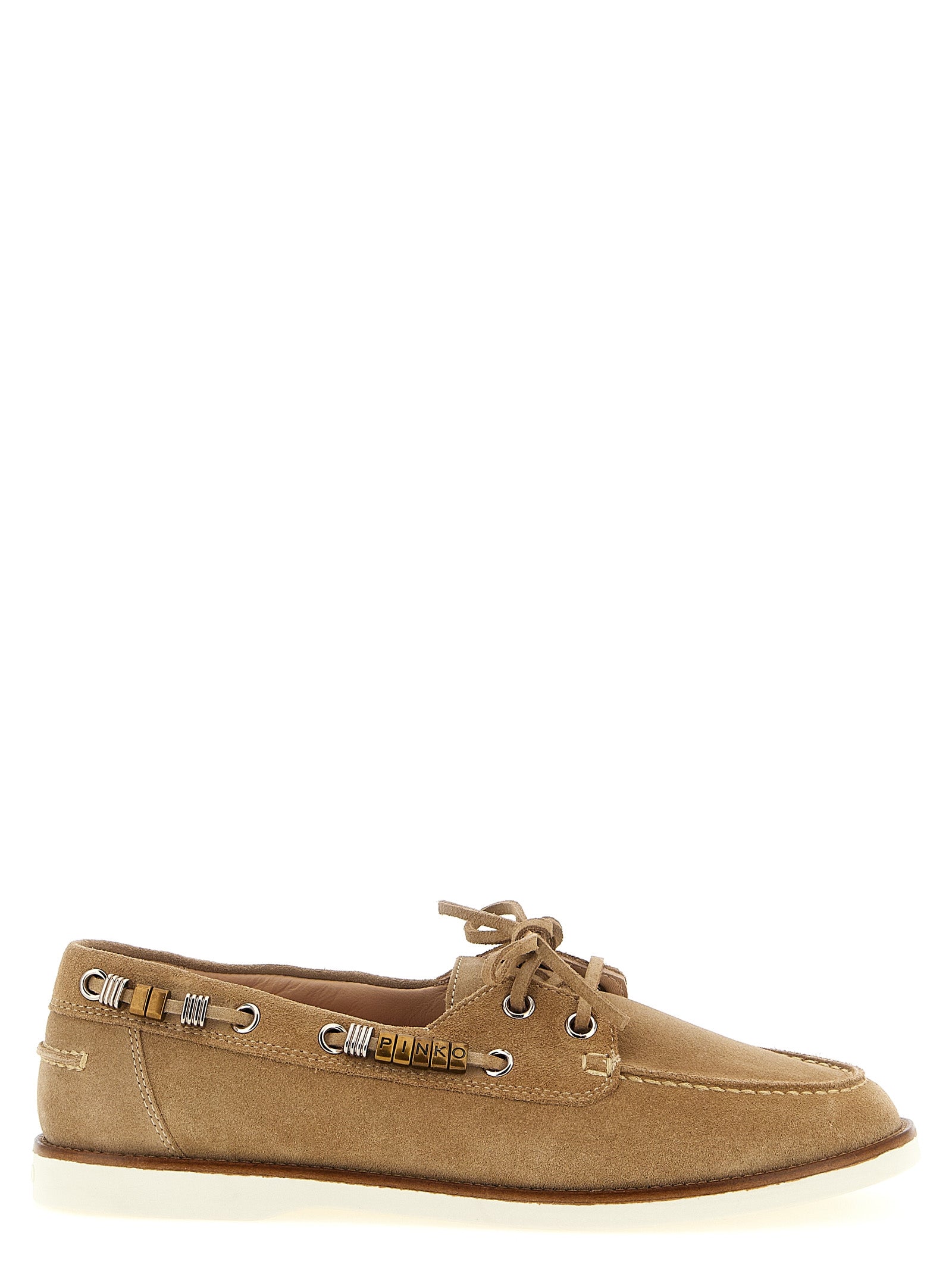 Beige Calfskin Grace Loafer