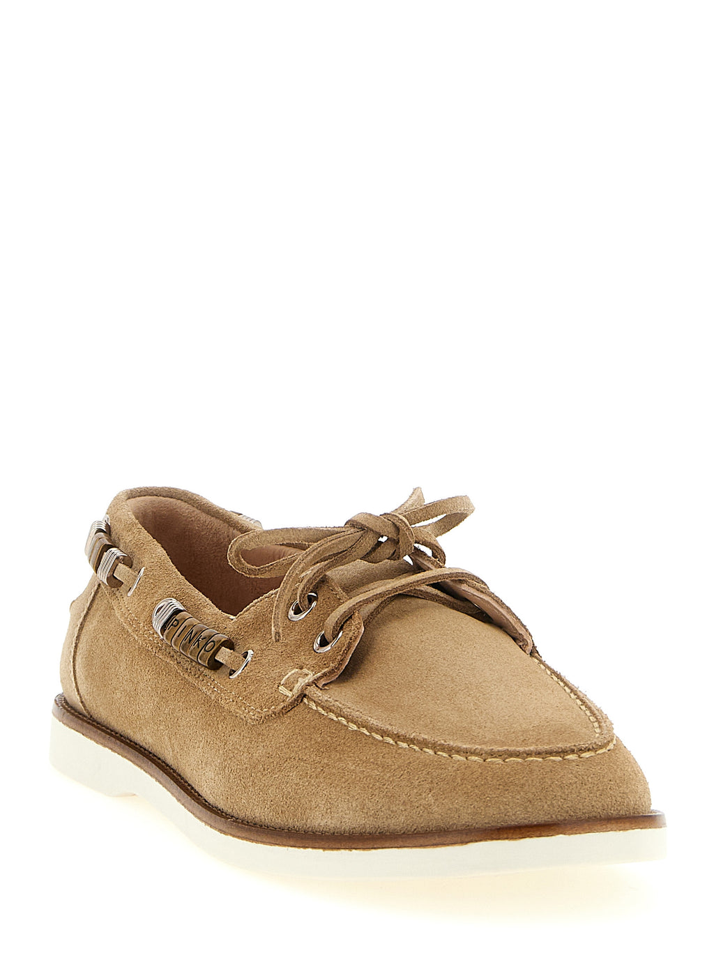 Beige Calfskin Grace Loafer