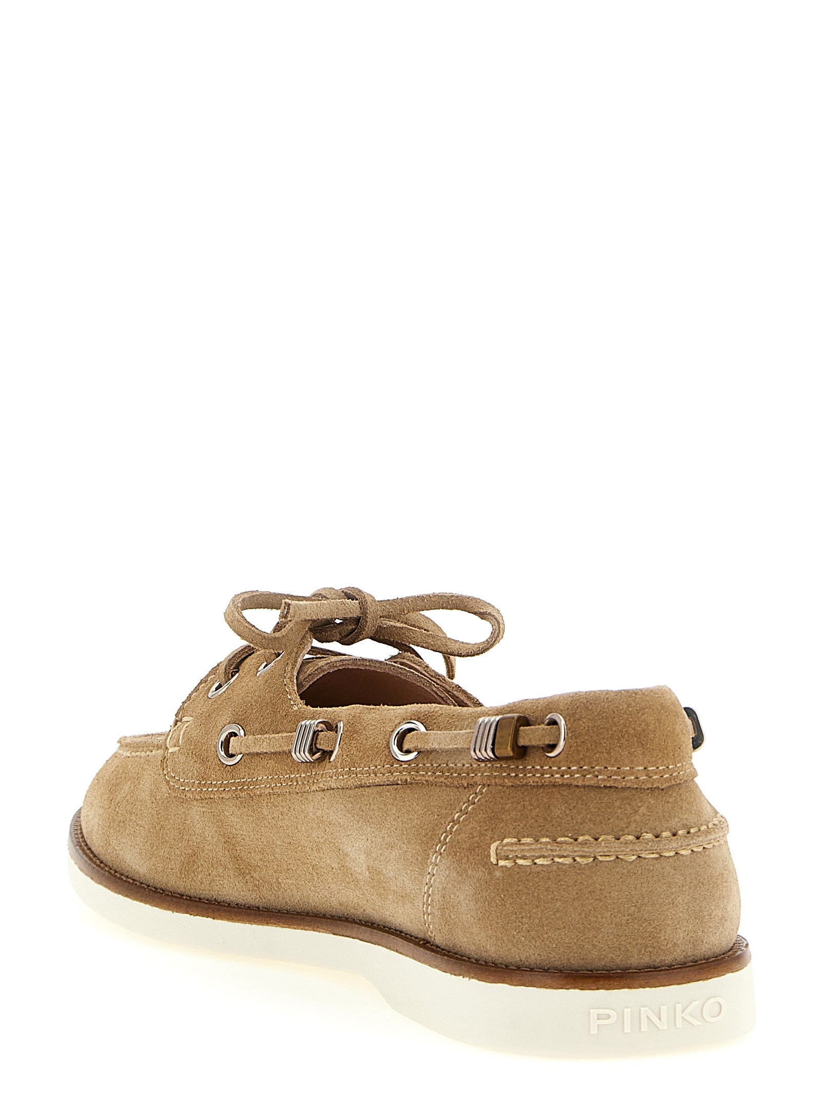Beige Calfskin Grace Loafer