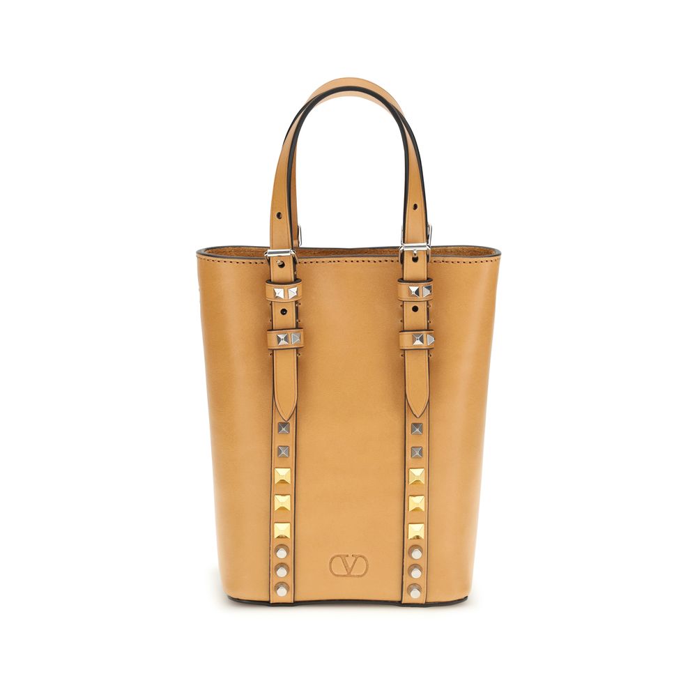 Mini Rockstud Calfskin Shoulder Bag