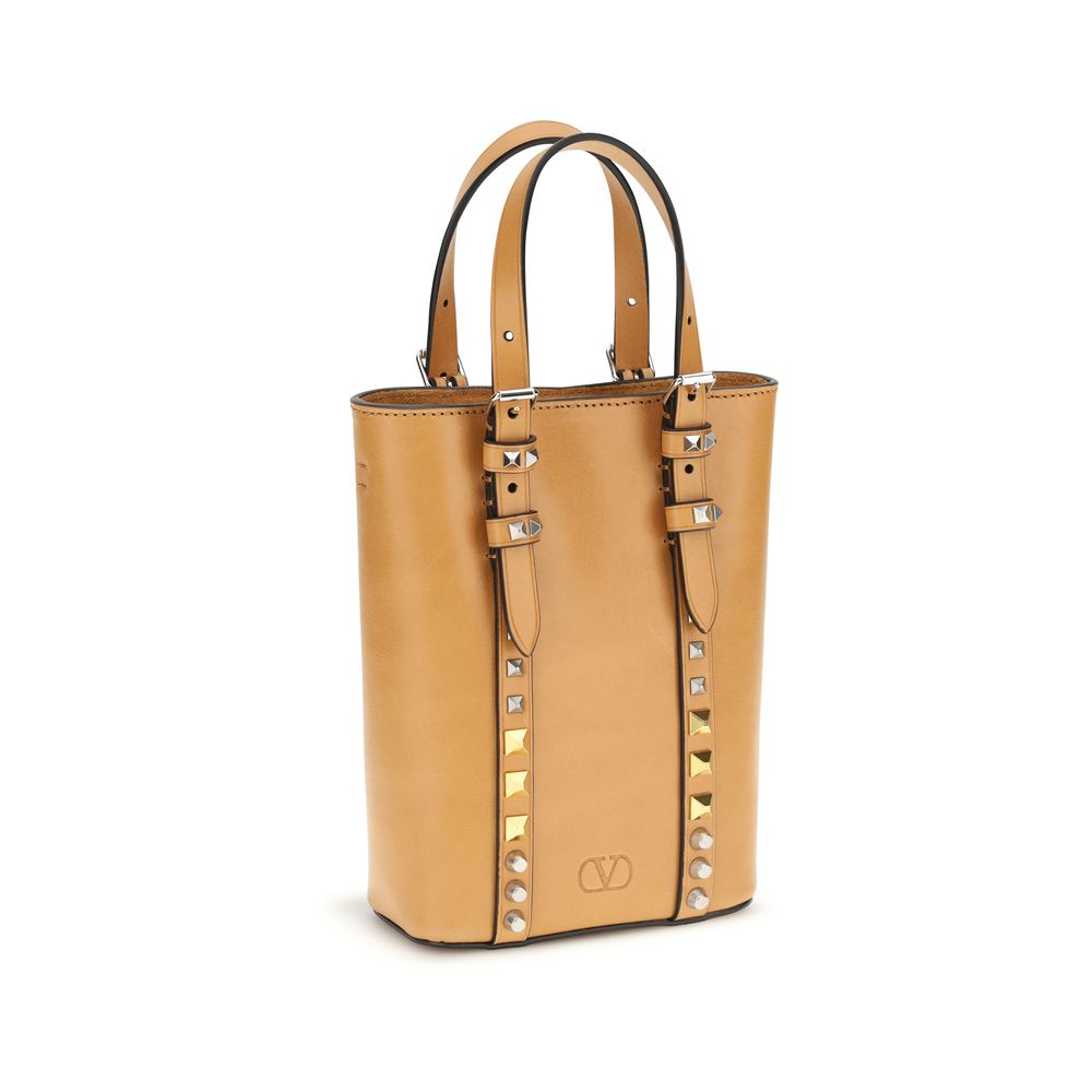 Mini Rockstud Calfskin Shoulder Bag