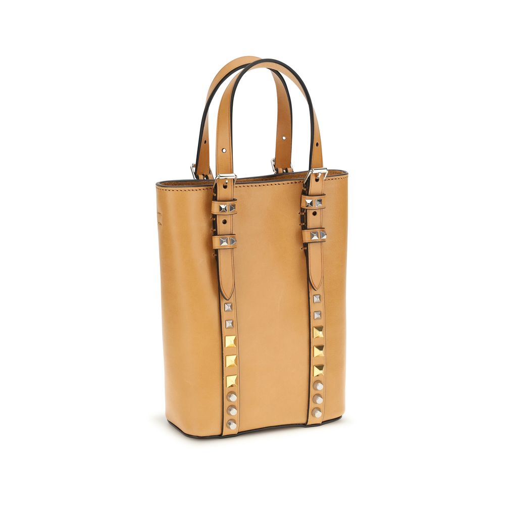 Mini Rockstud Calfskin Shoulder Bag