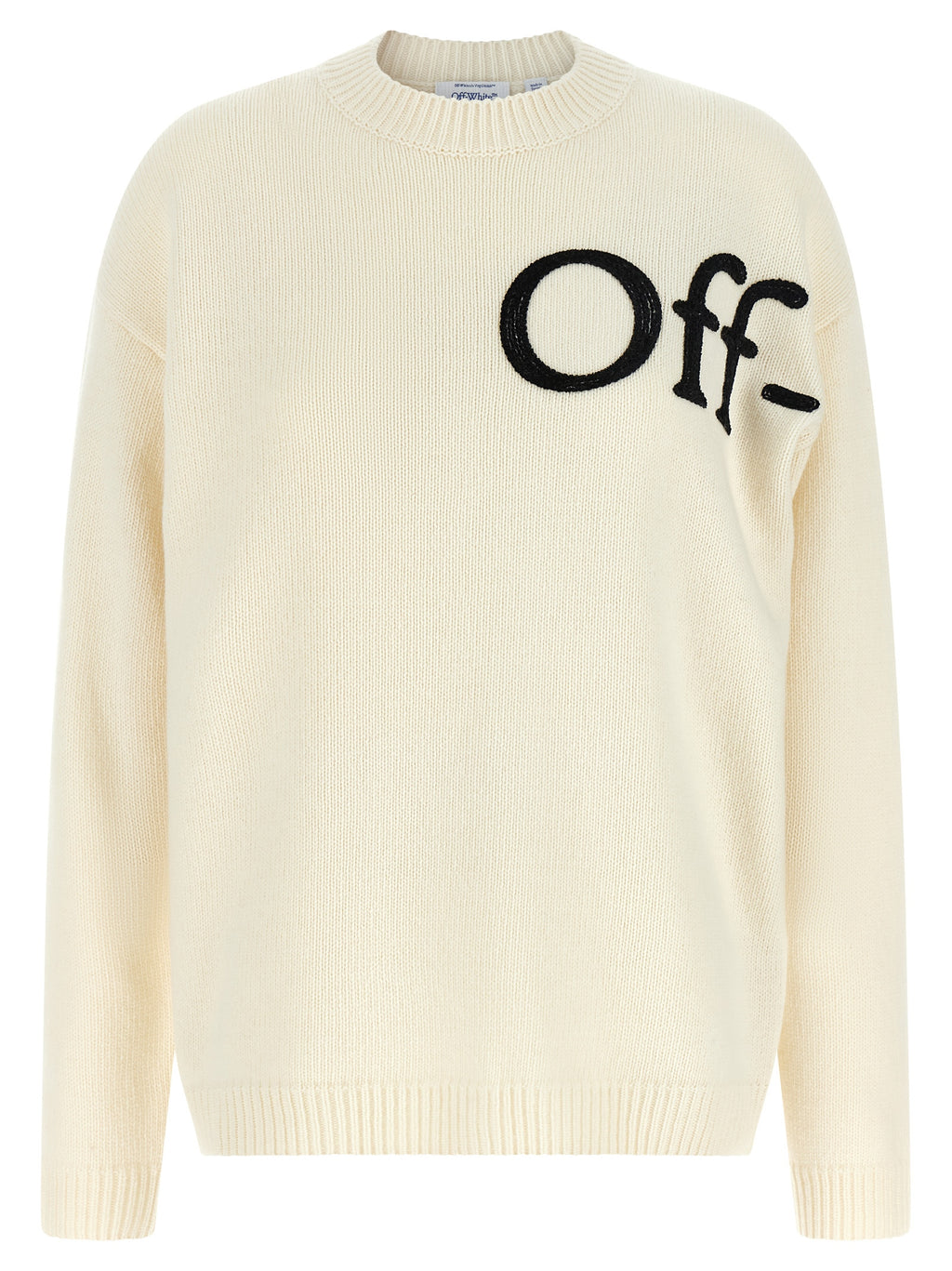 Bicolor Wool Velvet‑Embroidered Cardigan