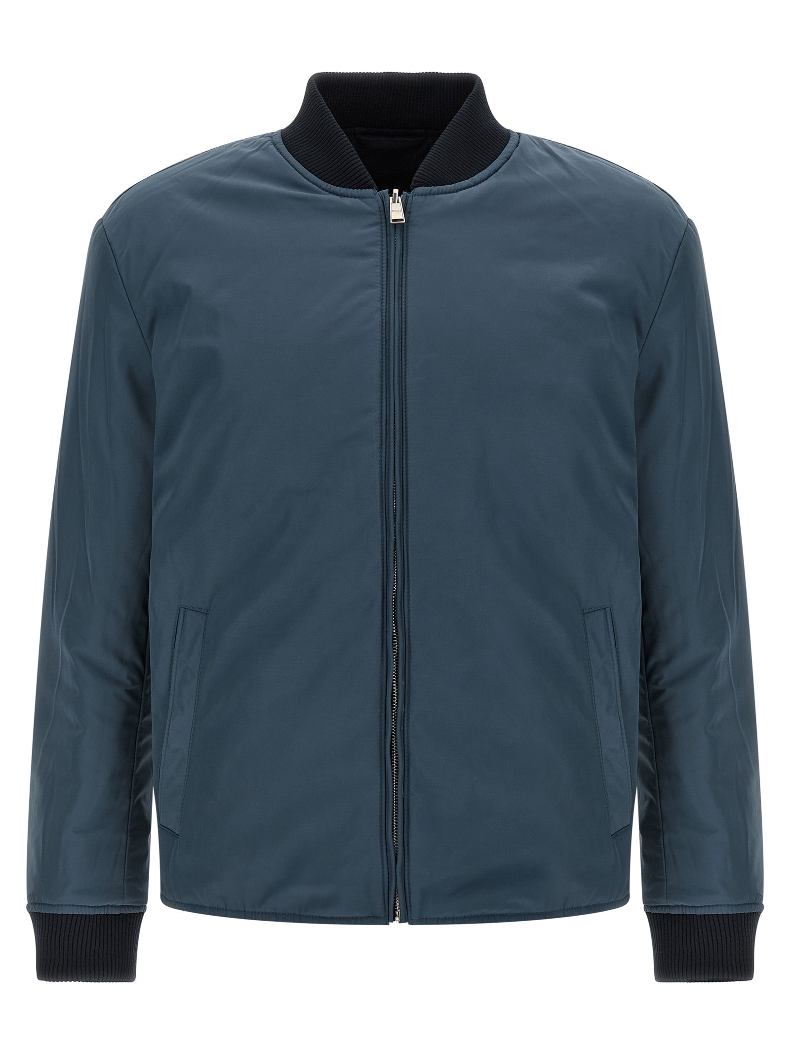 Blue Reversible Polyester Shell Jacket