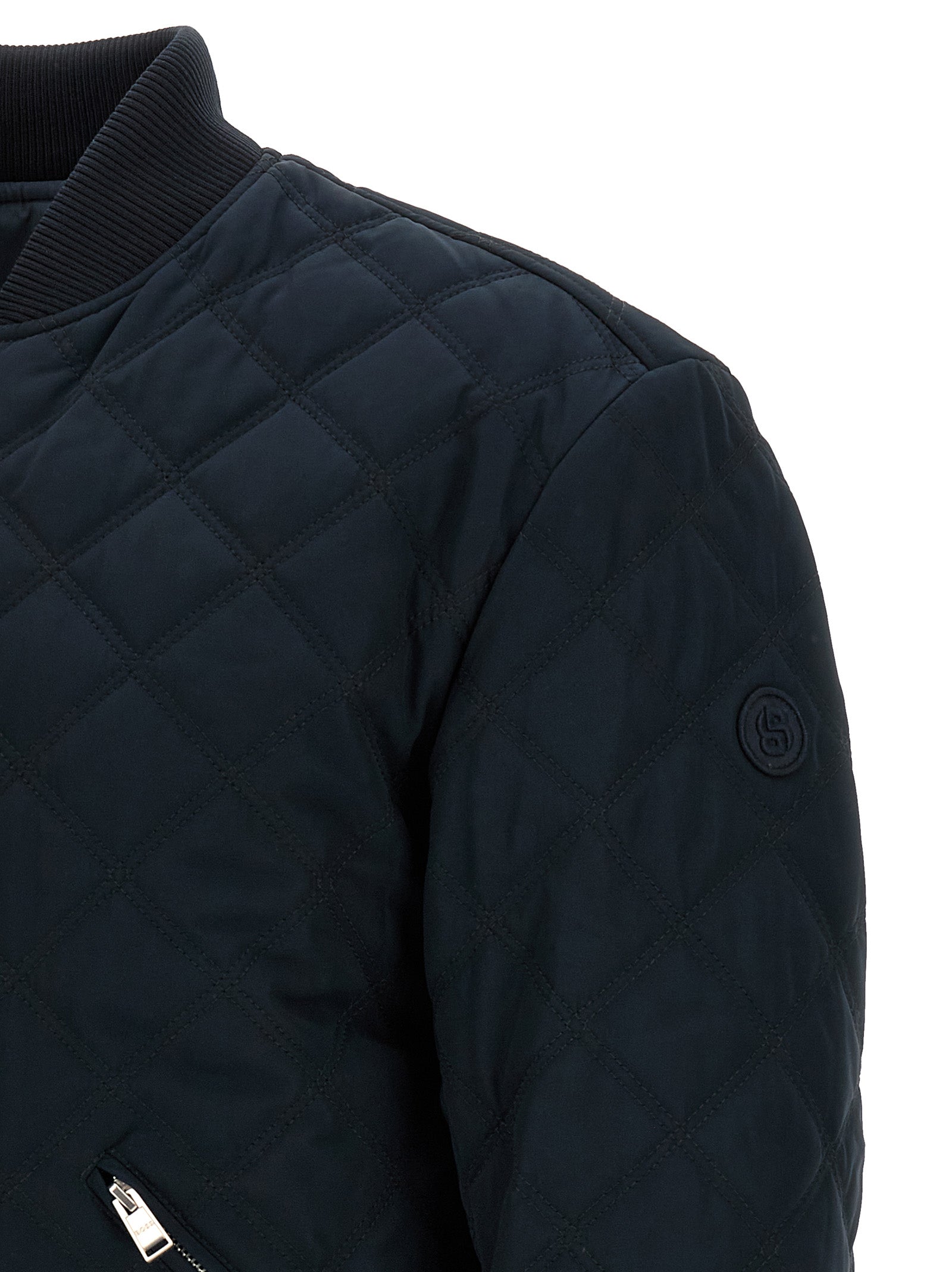 Blue Reversible Polyester Shell Jacket