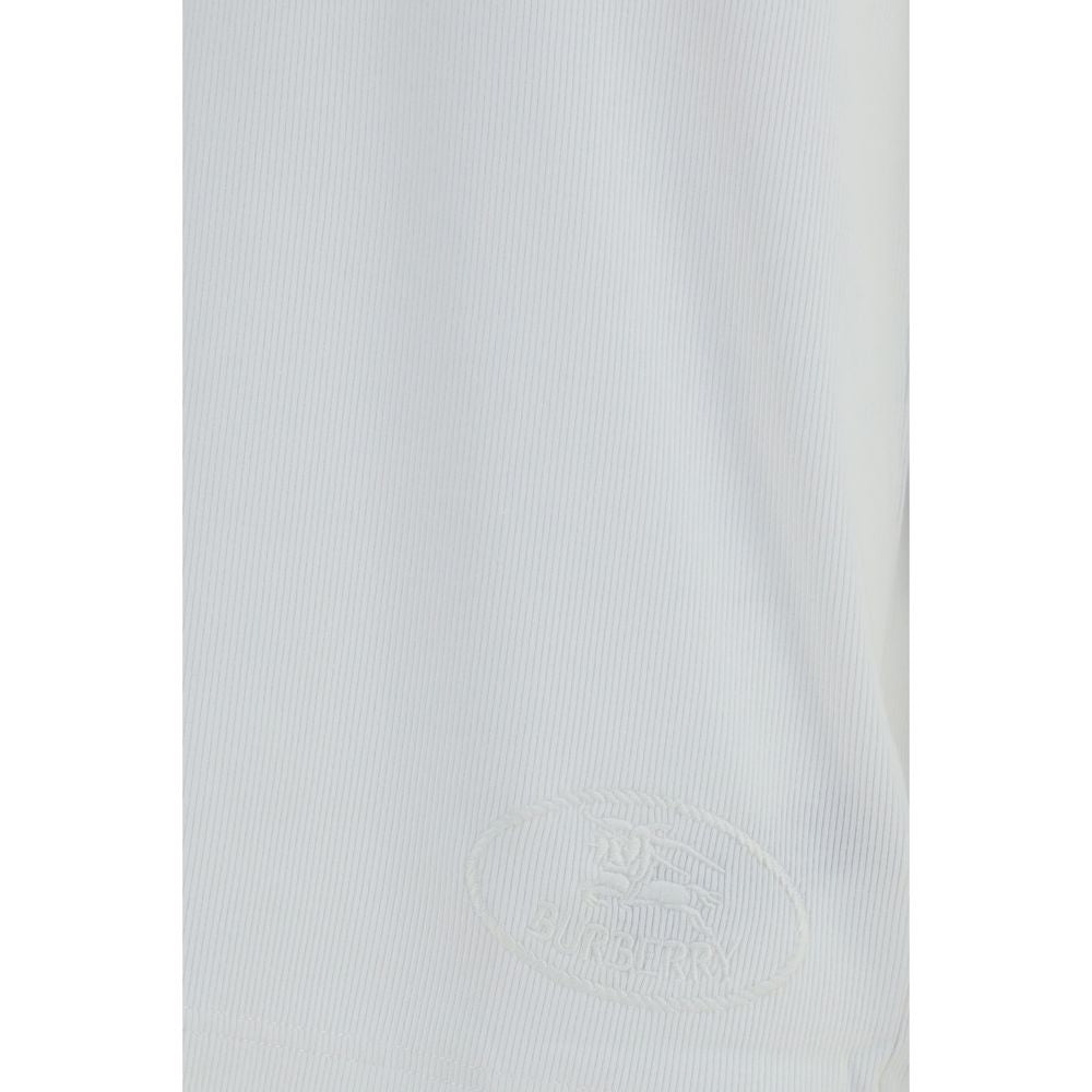 White Cotton Long Sleeve Top