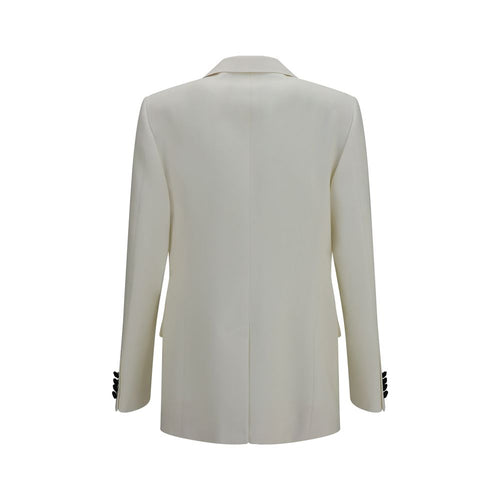Two‑Tone Merino Wool Blazer