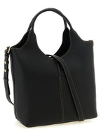 Black Calfskin Tote Bag