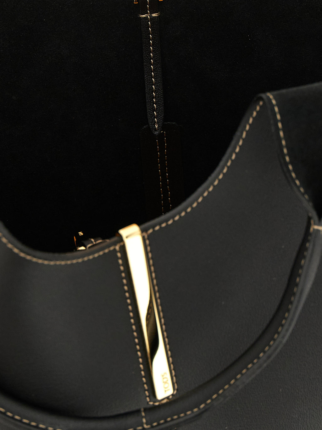 Black Calfskin Tote Bag