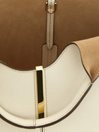 Mini White Calfskin Tote