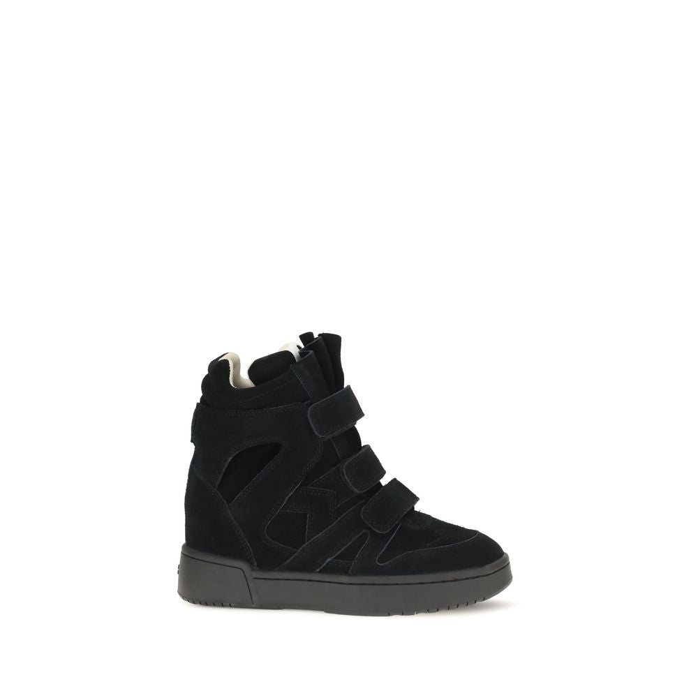 Calfskin Wedge Sneakers