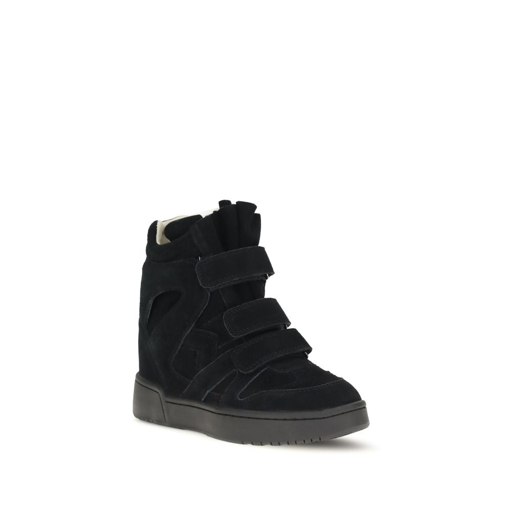 Calfskin Wedge Sneakers