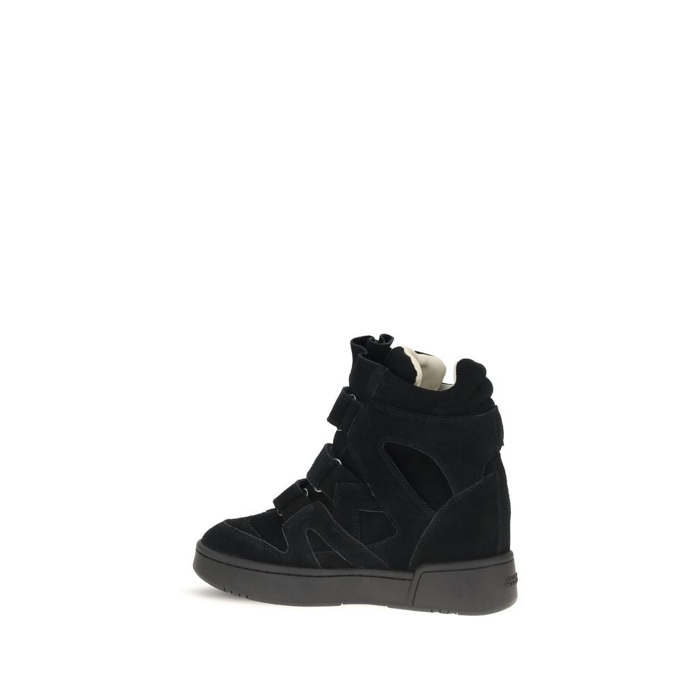 Calfskin Wedge Sneakers