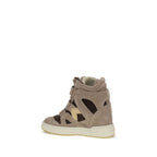 Calfskin High‑Top Sneakers