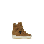 Calfskin High‑Top Sneakers