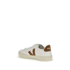 White Calf Leather Campo Sneakers