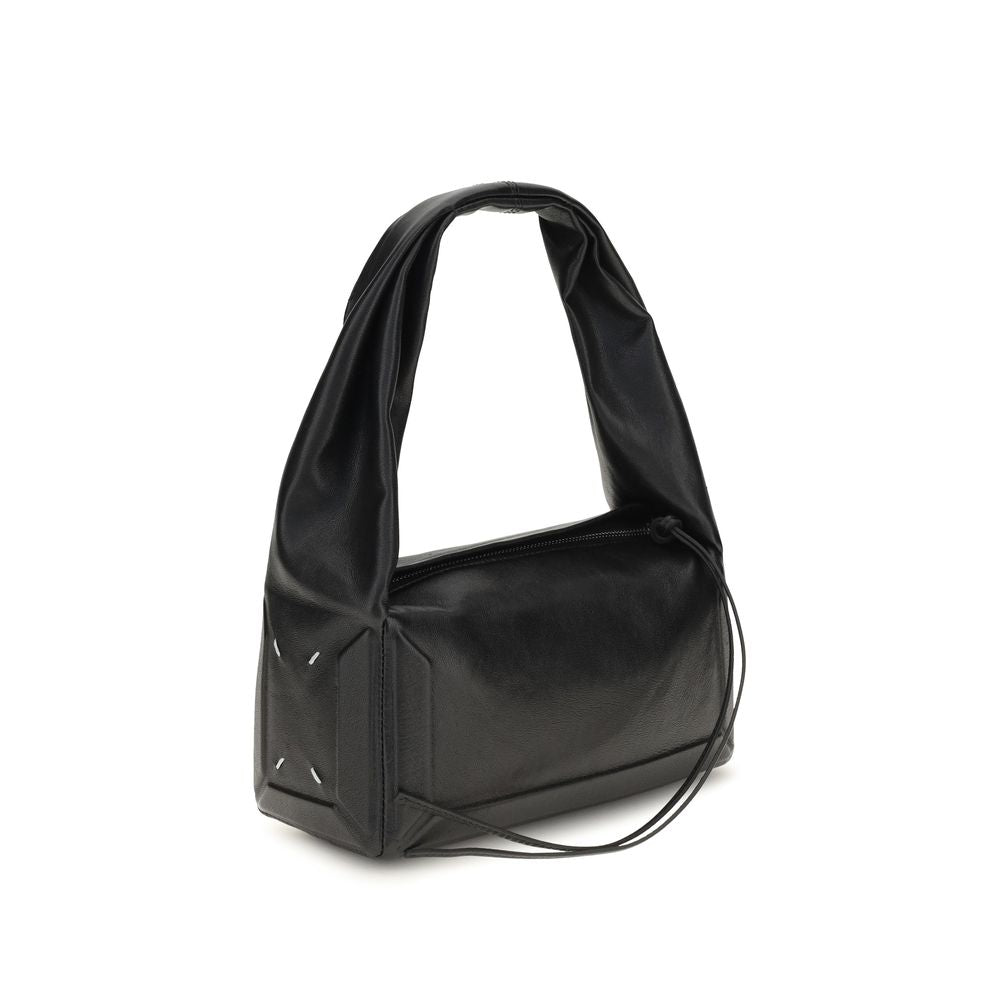 Small Thermoformed Sheepskin East West Shoulder Bag
