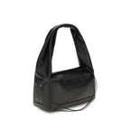 Small Thermoformed Sheepskin East West Shoulder Bag