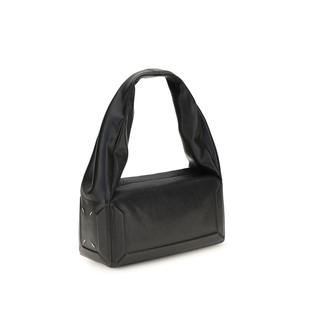 Small Thermoformed Sheepskin East West Shoulder Bag