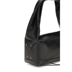 Small Thermoformed Sheepskin East West Shoulder Bag